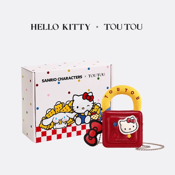 1821-1Red-TOUTOU HELLO KITTY