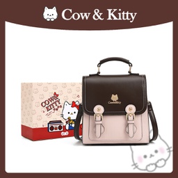 [8053KITTY-BW] 8053Brown-COW KITTY